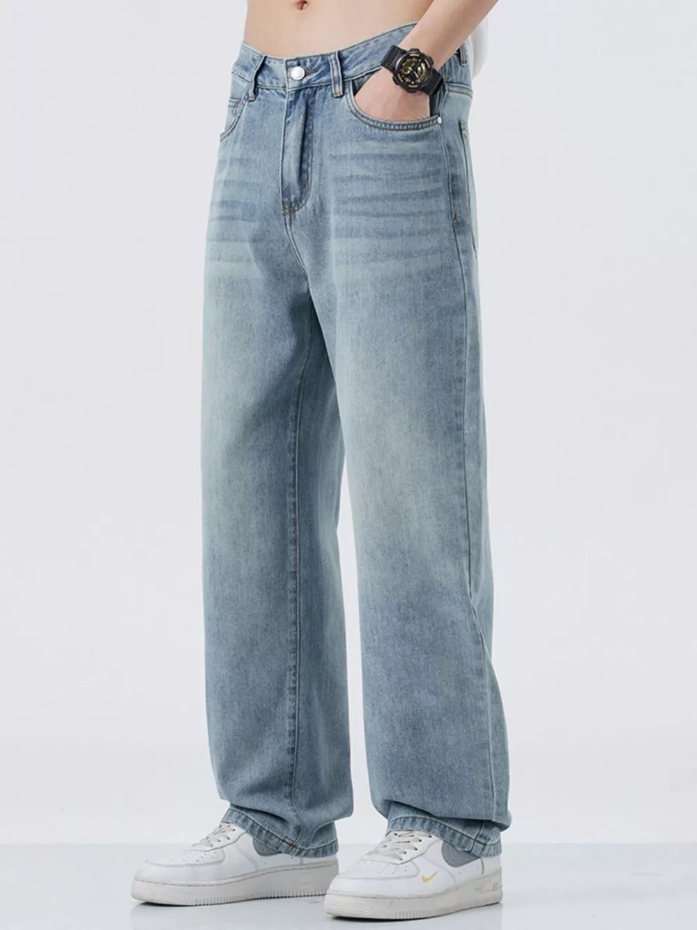 Wide Leg Relaxed Jeans